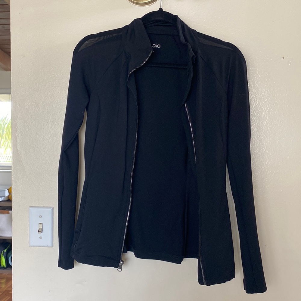 Alo Yoga Zip Up Mesh Workout Jacket